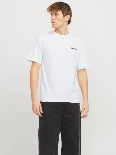 Resim Jack & Jones Jwhbeau Tee Ss Frontprınt Crew Neck Erkek T-Shirt 12298012
