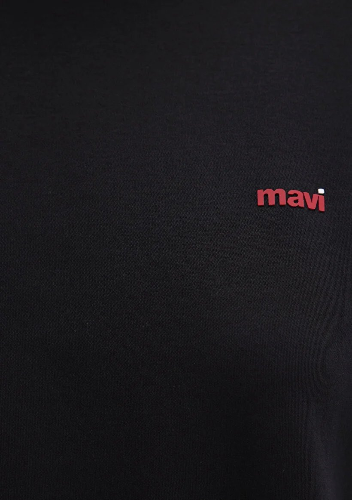 Resim Mavi Kısa Kol Kadın T-Shirt M1612122-900