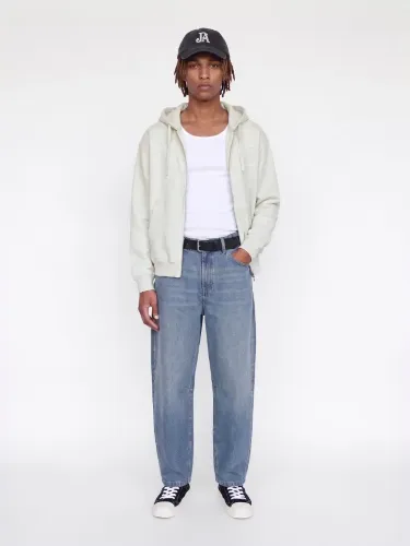 Resim Jack & Jones Jorsalamanco Structure Sweat Zıp Hood Erkek Sweat 12303071