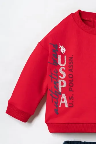 Resim U.S. Polo Assn Bebek Erkek Bebek Sweat Takım USB3163