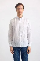 Resim Süvari Cotton Slım Uzun Kol Gömlek Erkek Gömlek SGM1008400002