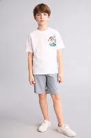 Resim Defacto Erkek Çocuk Penye Şort B5925A8/GR527