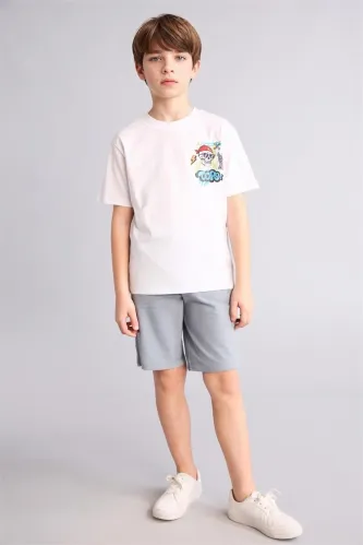 Resim Defacto Erkek Çocuk Penye Şort B5925A8/GR527