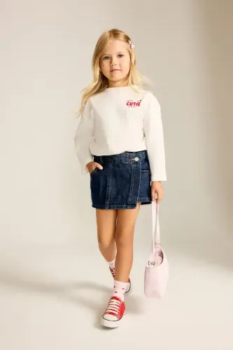 Resim Defacto Uzun Kol Kız Bebek T-shirt I0893A5/ER105