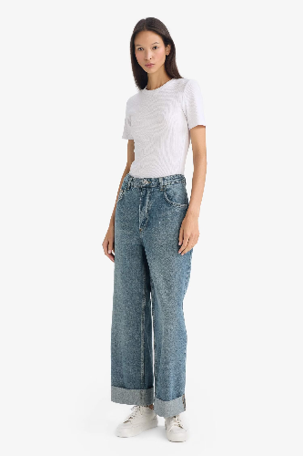 Resim Defacto Kadın Jean Pantolon E9134AX/NM28