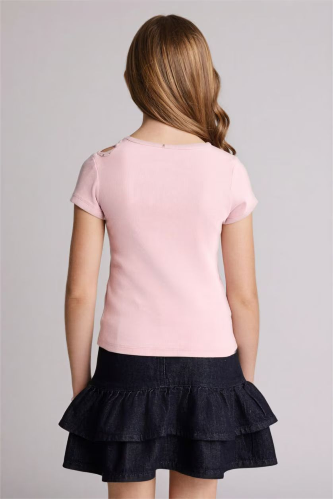 Resim Defacto Kız Çocuk T-shirt H0066A8/PN427