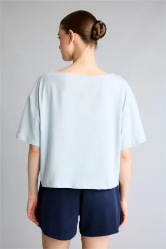 Resim Defacto Kadın  T-shirt H8553AX/BE343