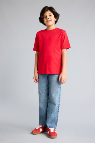 Resim Defacto Erkek Çocuk T-shirt K1687A6/RD282