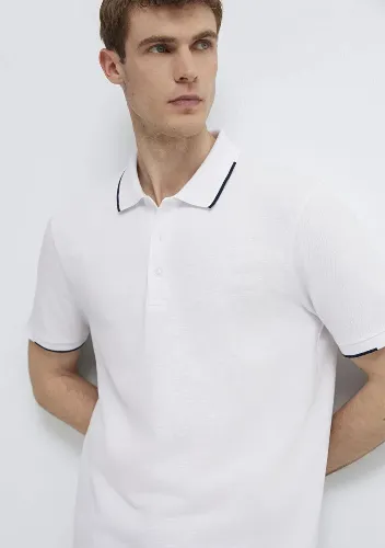 Resim Mavi Erkek T-shirt M0613272-620