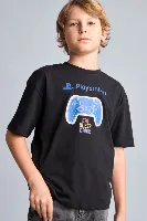 Resim Defacto Erkek Çocuk T-shirt H8307A8/BK81