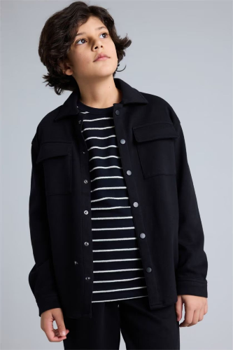 Resim Defacto Erkek Çocuk Uzun Kol Gömlek G4690A8/BK81