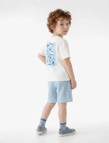 Resim Koton Erkek Bebek T-shirt 6SMB10161TK