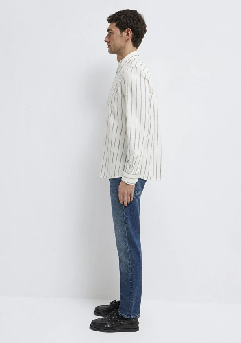 Resim Mavi Erkek Uzun Kol Gömlek M0211380-71599