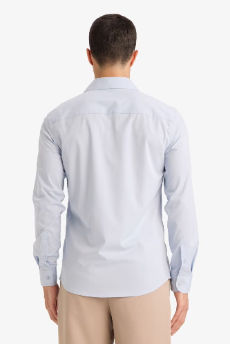 Resim Defacto Erkek  Uzun Kol Gömlek F9884AX/BE177