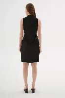 Resim Fashion Friends Kadın Polo V Yaka Kolsuz Elbise 26Y0600K1