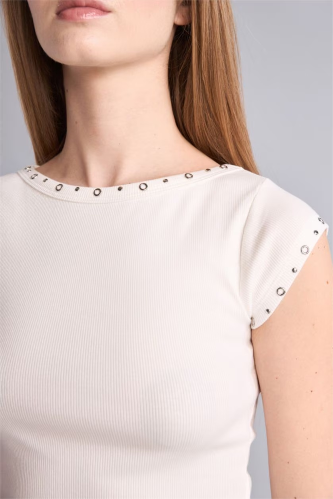 Resim Defacto Kadın  T-shirt H1193AX/WT32