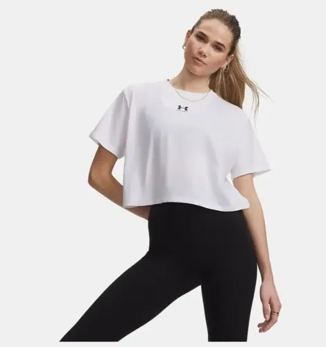 Resim Under Armour Ua Rival Boxy Tee Solid Kadın T-Shirt 6011064-101