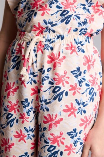 Resim Defacto Kız Çocuk Kanvas Pantolon H1510A8/BG737