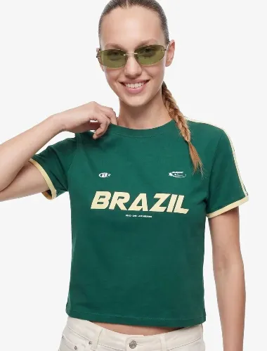 Resim Koton Kadın T-shirt 6SAL10779IK