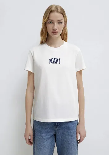 Resim Mavi Kadın T-shirt M1613412-70057