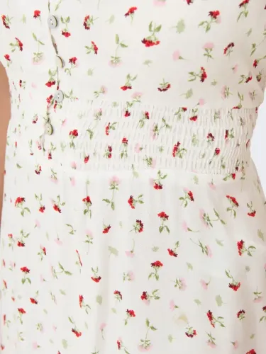 Resim Only Onlmarıanne Lıfe S/S Mıdı Dress Wvn Kadın Elbise 15247335