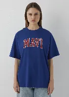 Resim Mavi Kadın T-shirt M1600843-70758