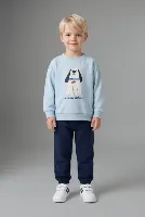 Resim Defacto  Erkek Bebek Sweat Takım H8482A5/BE343
