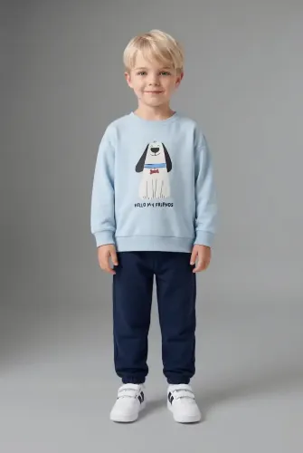 Resim Defacto  Erkek Bebek Sweat Takım H8482A5/BE343