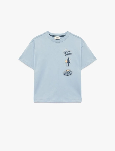 Resim Koton Erkek Çocuk T-shirt 6SKB10077TK