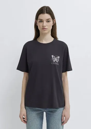 Resim Mavi Kadın T-shirt M1613871-70087