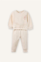 Resim Defacto Kız Bebek Sweat Takım G8500A5/ER230