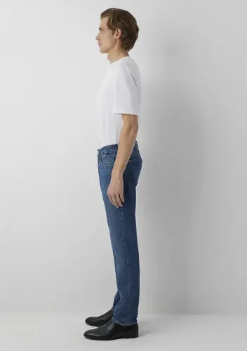 Resim Mavi Marcus Erkek Jean Pantolon M00351A4072