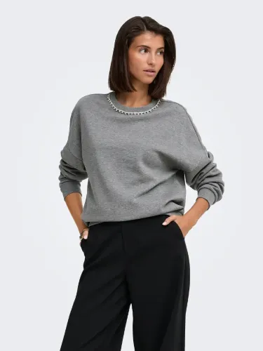 Resim Only Jdyprıma L/S Detaıl Sweat Jrs Kadın Sweat 15359896