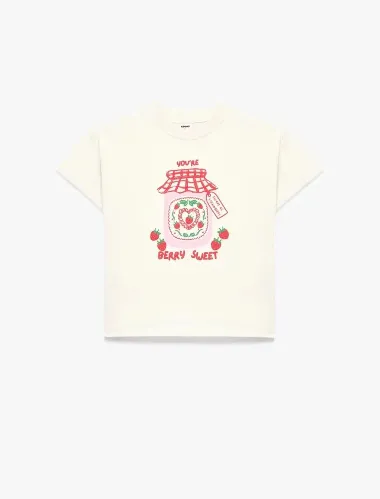 Resim Koton Kız Bebek T-shirt 6SMG10171AK