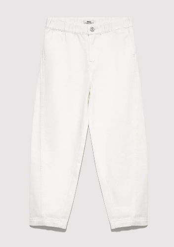 Resim Mavi Kız Çocuk Kanvas Pantolon M7010048-70057