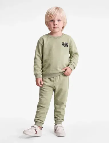 Resim Koton Erkek Bebek Sweat Takım 7WMB10002TK