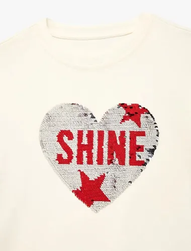 Resim Koton Kız Çocuk T-shirt 6SKG10523AK