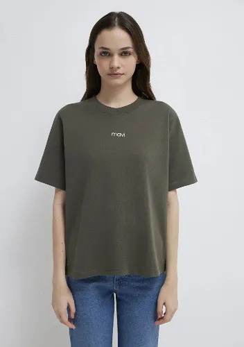 Resim Mavi Kadın T-shirt M1612829-71553