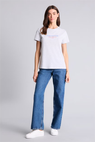 Resim Defacto Kadın T-shirt H2144AX/GR93