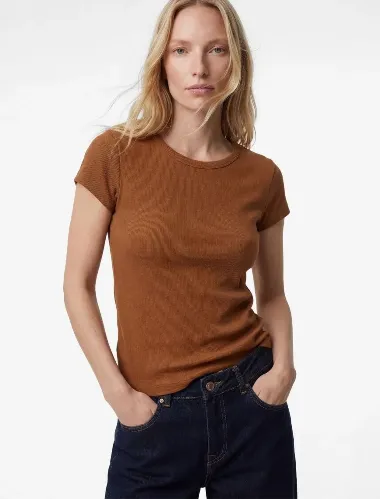 Resim Koton Kadın T-shirt 6SAK60002EK
