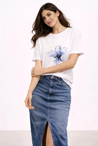 Resim Fashion Friends Kadın T-shirt 26Y0237K1