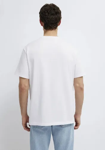 Resim Mavi Erkek T-shirt M0613349-620