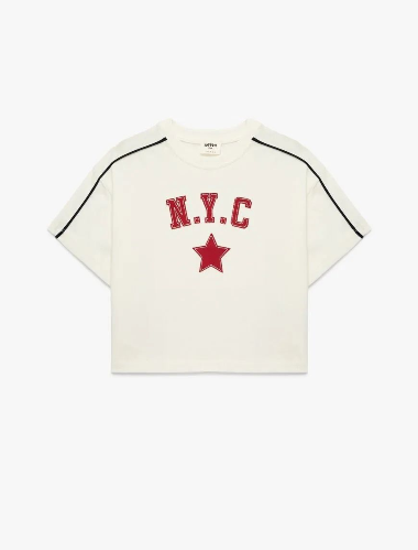 Resim Koton Kız Çocuk T-shirt 6SKG10042AK