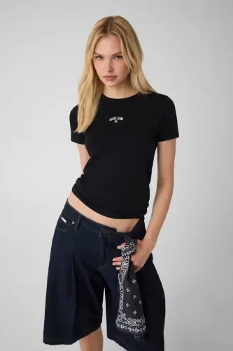 Resim W6YI51K4679-JBLK Gues Kadın T-shirt