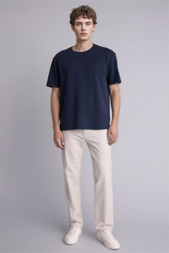 Resim Defacto Erkek T-shirt F9675AX/NV71