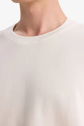 Resim Defacto Erkek T-shirt F8674AX/WT34