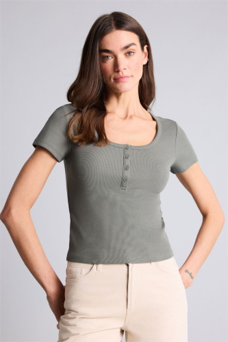 Resim Defacto Kadın T-shirt H2034AX/KH422