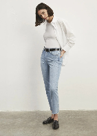 Resim Mavi New York Kadın Jean Pantolon M101441-86391