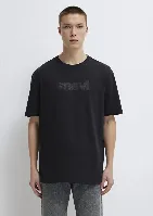 Resim Mavi Erkek T-shirt M0611807-900