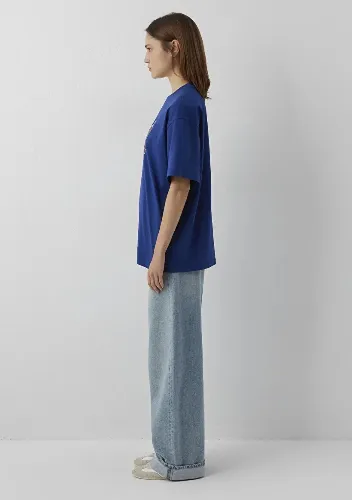 Resim Mavi Kadın T-shirt M1600843-70758